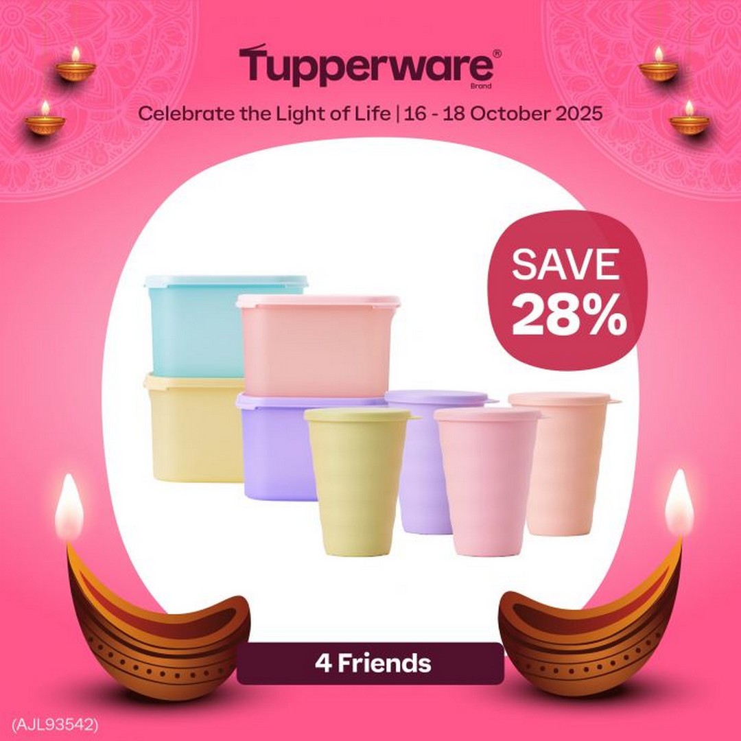 Tupperware-Malaysia-Deepavali-Celebration-Promotion-1 16–18 October 2025: Tupperware Malaysia: Deepavali Celebration Promotion: Bright Deals on Kitchen & Home Essentials