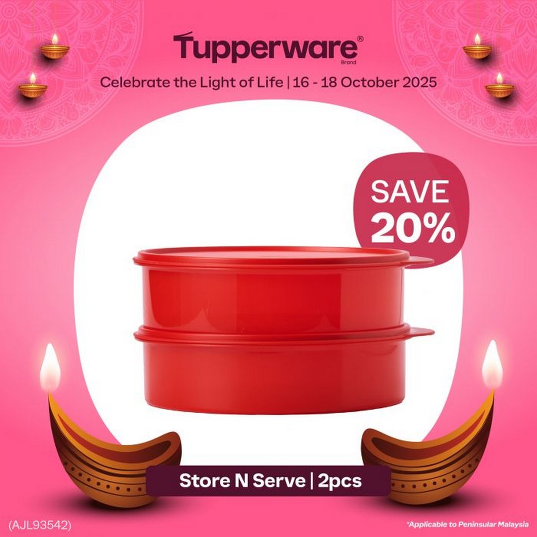 Tupperware-Malaysia-Deepavali-Celebration-Promotion-4 16–18 October 2025: Tupperware Malaysia: Deepavali Celebration Promotion: Bright Deals on Kitchen & Home Essentials