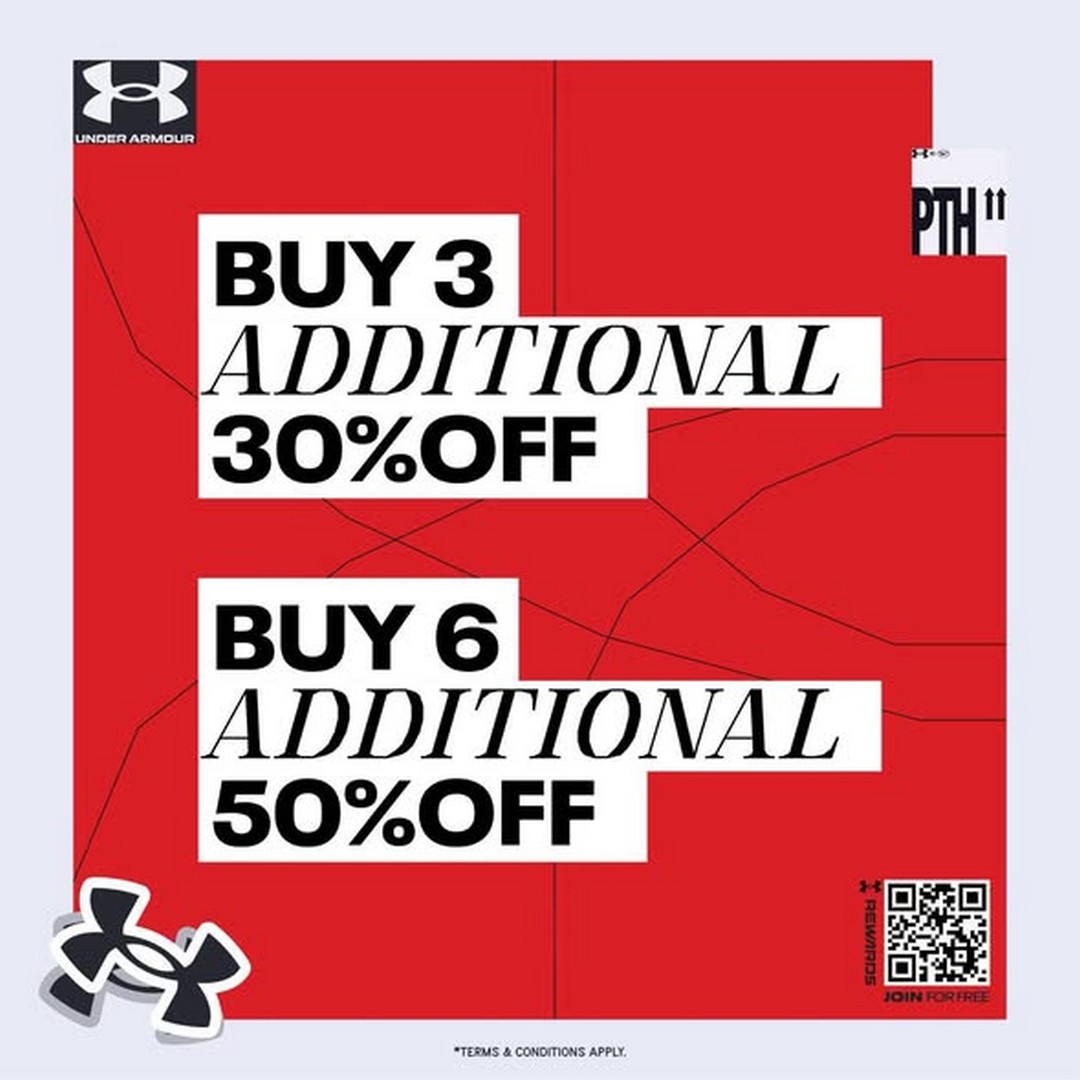Under-Armour-Malaysia-Special-Promotion-1 21 October–3 November 2025: Under Armour Malaysia Special Promotion: Buy More Save More at Mitsui Outlet Park KLIA Sepang