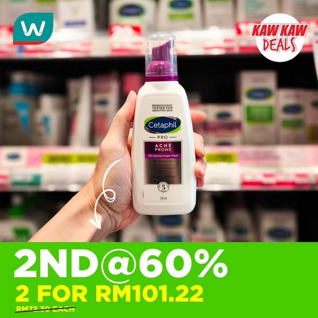 Watsons-Malaysia-ACNE-CARE-SECOND-ITEM-60-OFF-Promotion-2 30 October–3 November 2025: Watsons Malaysia: ACNE CARE SECOND ITEM 60% OFF Promotion – Double Up Your Skincare Routine Without Breaking the Bank