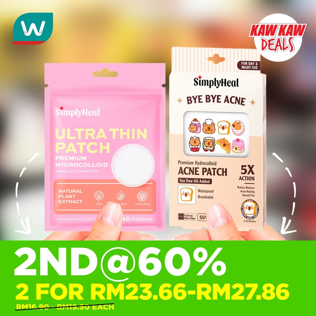Watsons-Malaysia-ACNE-CARE-SECOND-ITEM-60-OFF-Promotion-5 30 October–3 November 2025: Watsons Malaysia: ACNE CARE SECOND ITEM 60% OFF Promotion – Double Up Your Skincare Routine Without Breaking the Bank