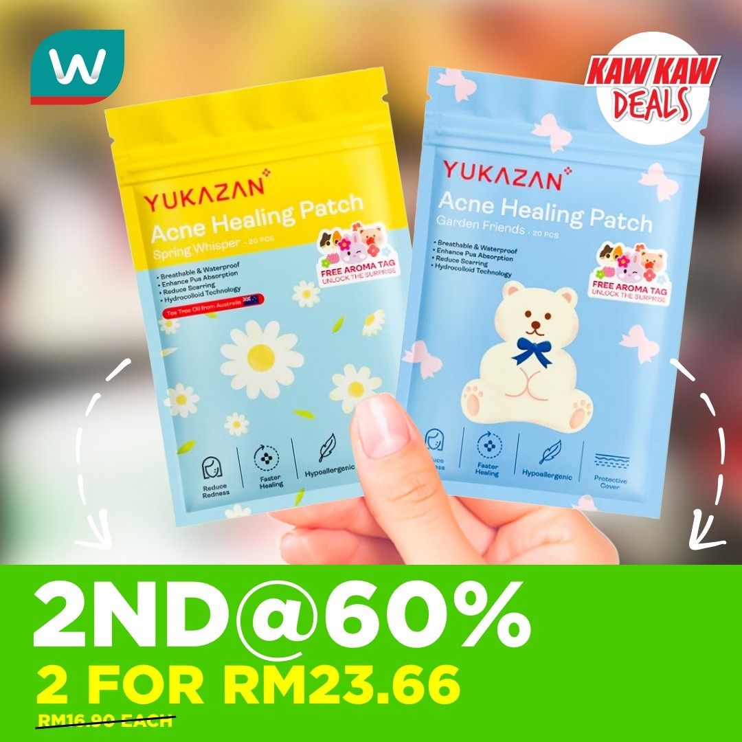 Watsons-Malaysia-ACNE-CARE-SECOND-ITEM-60-OFF-Promotion-8 30 October–3 November 2025: Watsons Malaysia: ACNE CARE SECOND ITEM 60% OFF Promotion – Double Up Your Skincare Routine Without Breaking the Bank
