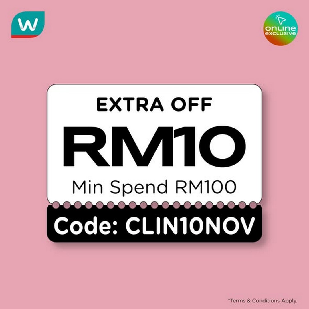 Watsons-Malaysia-Clinelle-Skincare-Online-Promotion-2 29 October 2025 onwards: Watsons Malaysia: Clinelle Skincare Online Promotion: Up to 70% OFF & Exclusive Gifts