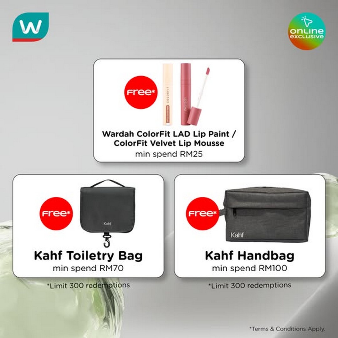 Watsons-Malaysia-Kahf-Wardah-Online-Exclusive-Promotion-3-1 30 October–3 November 2025: CARiNG Pharmacy, Cheaper & Lower Deals Health & Beauty Promotion