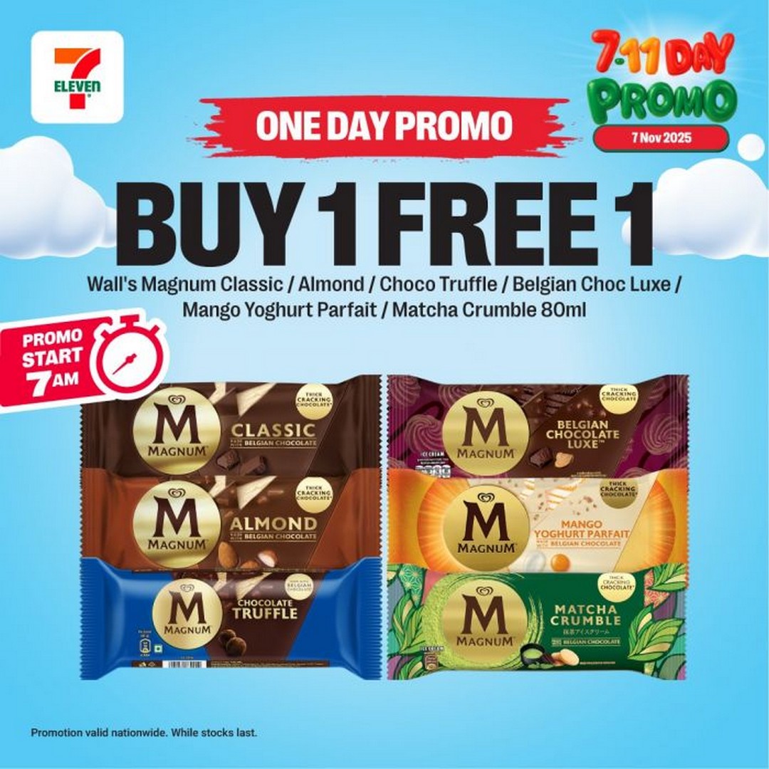 7-Eleven-Malaysia-7-11-Day-Celebration-1 7–13 November 2025: 7-Eleven Malaysia: 7-11 Day Celebration – Buy 1 Free 1 Drinks & Snacks Promotion
