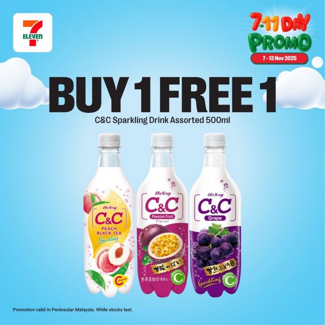 7-Eleven-Malaysia-7-11-Day-Celebration-18 7–13 November 2025: 7-Eleven Malaysia: 7-11 Day Celebration – Buy 1 Free 1 Drinks & Snacks Promotion