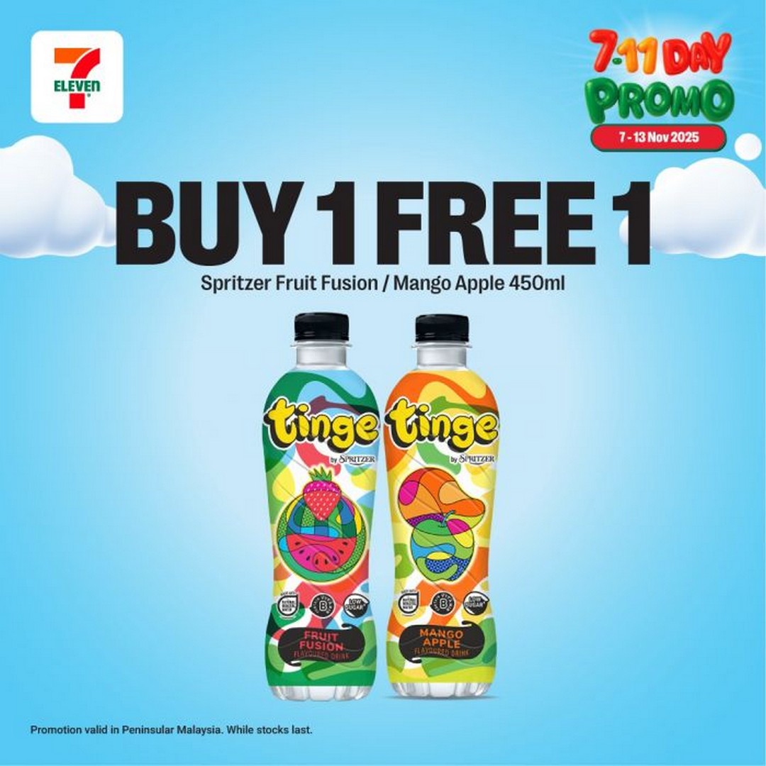 7-Eleven-Malaysia-7-11-Day-Celebration-19 7–13 November 2025: 7-Eleven Malaysia: 7-11 Day Celebration – Buy 1 Free 1 Drinks & Snacks Promotion