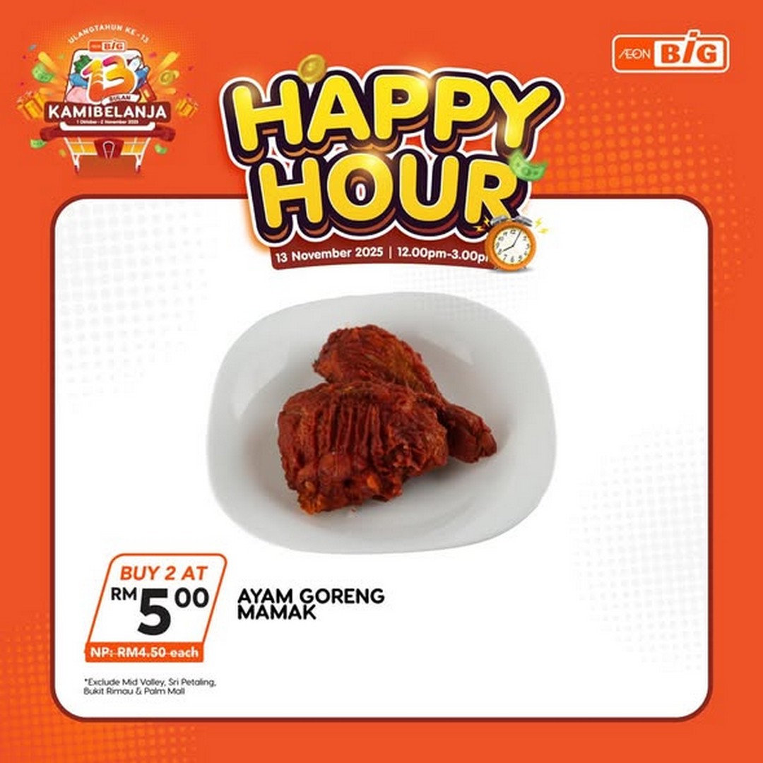 AEON-BiG-Malaysia-Last-Call-Happy-Hour-Food-Promotion 13 November 2025: AEON BiG Malaysia: Last Call Happy Hour Food Promotion