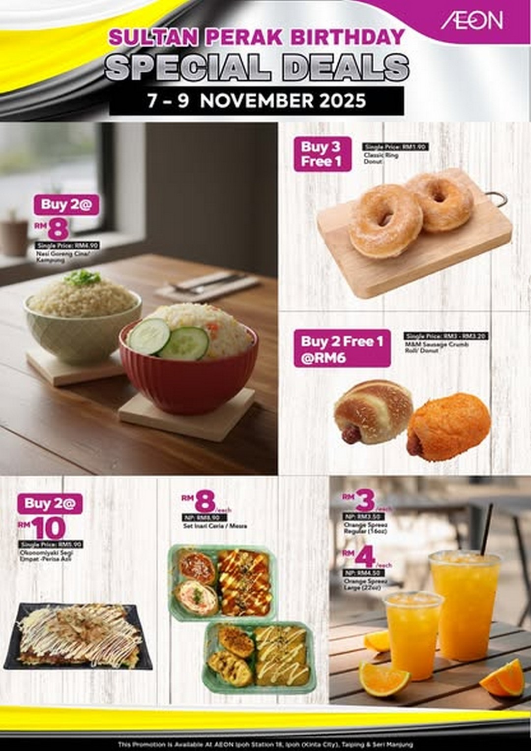 AEON-Malaysia-Sultan-of-Peraks-Principality-Day-Celebration-1 7–9 November 2025: AEON Malaysia Sultan of Perak’s Principality Day Celebration: Exclusive Weekend Sale at AEON Stores in Perak