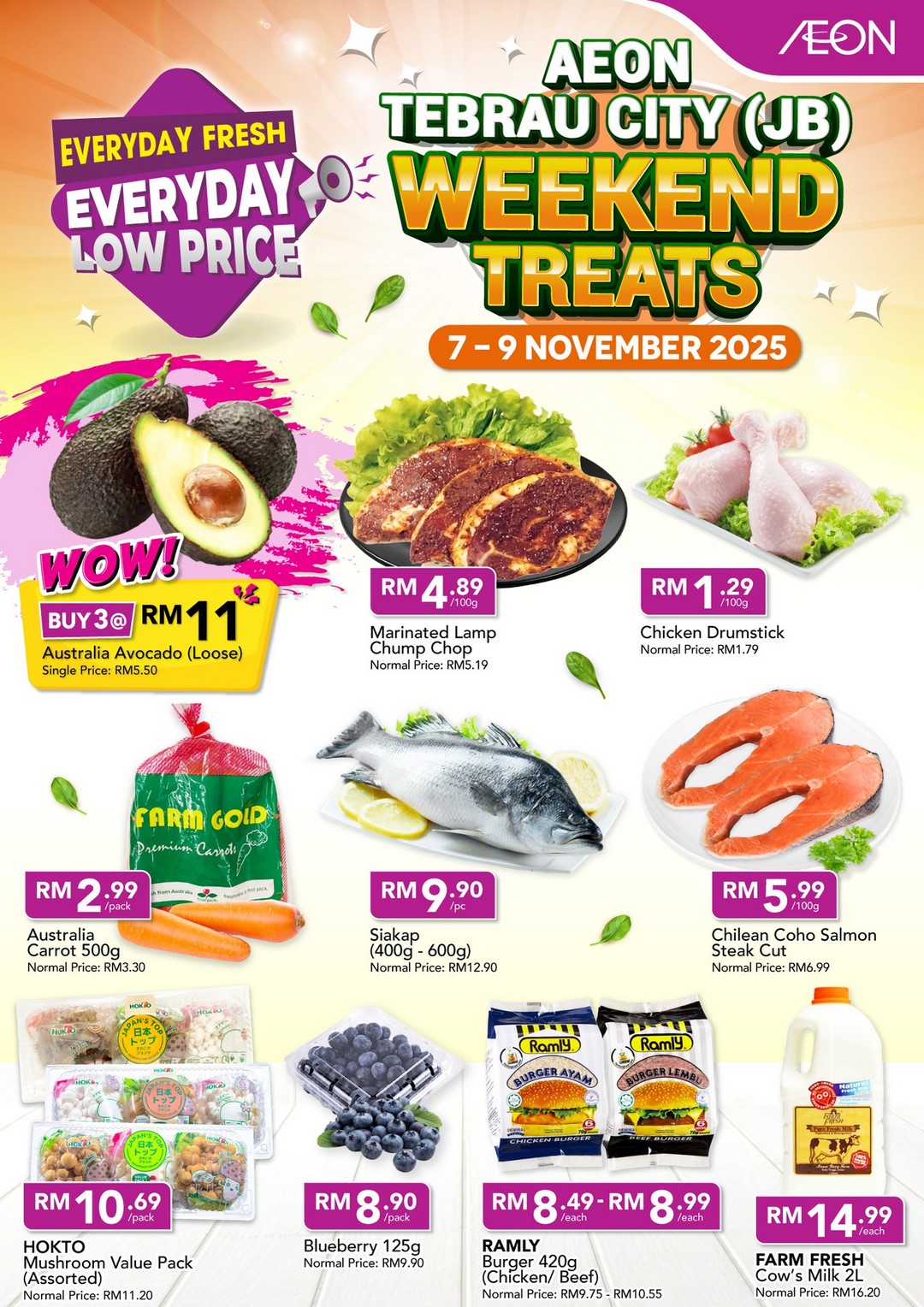 AEON-Malaysia-Weekend-Treats-Promotion-7 7–9 November 2025: AEON Malaysia Weekend Treats Promotion – Shop, Save, and Celebrate with Fresh Picks and Great Bargains