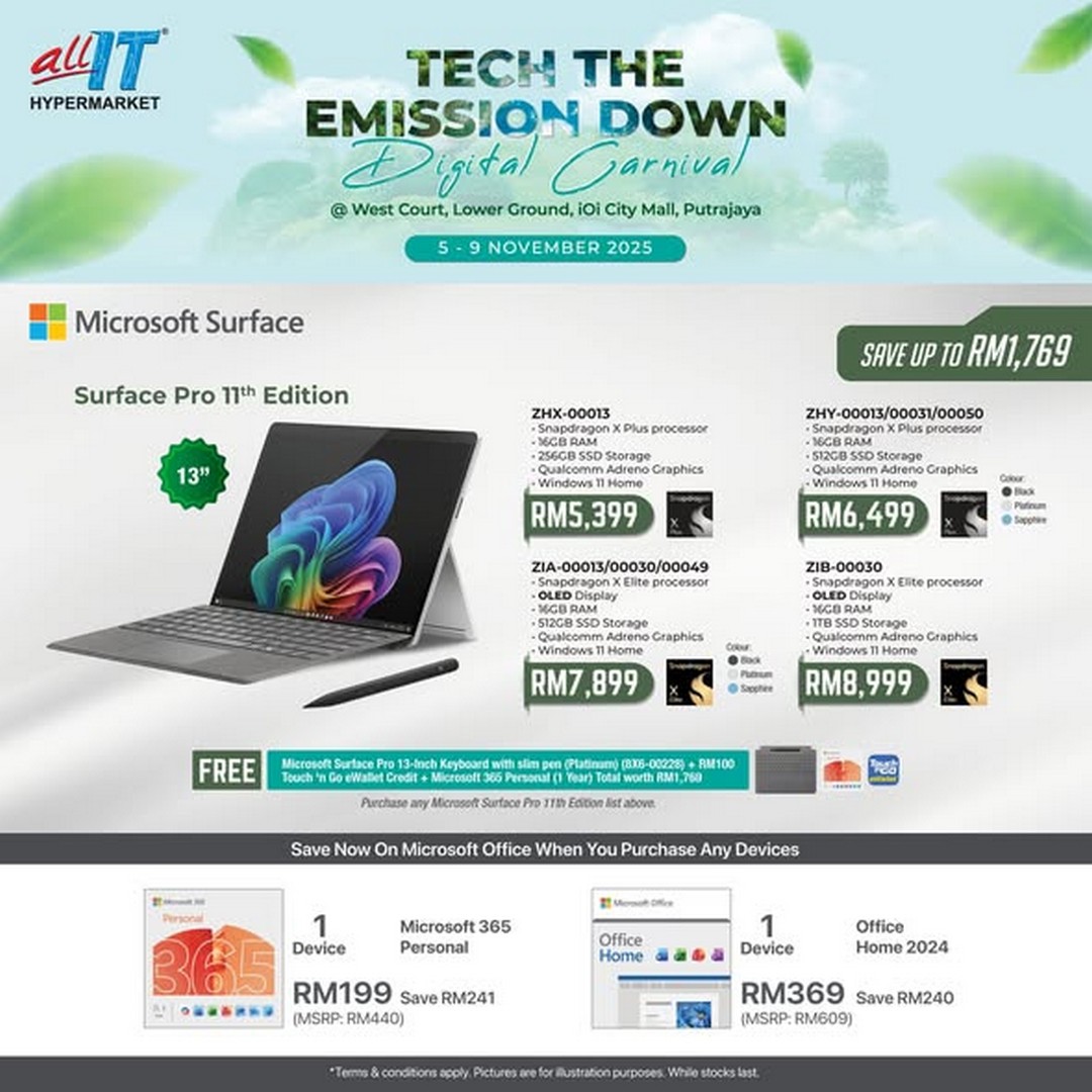 ALL-IT-HYPERMARKET-Tech-The-Emission-Down-Digital-Carnival 5-9 November 2025: ALL IT HYPERMARKET: Tech The Emission Down Digital Carnival – Laptop Specials Promotion
