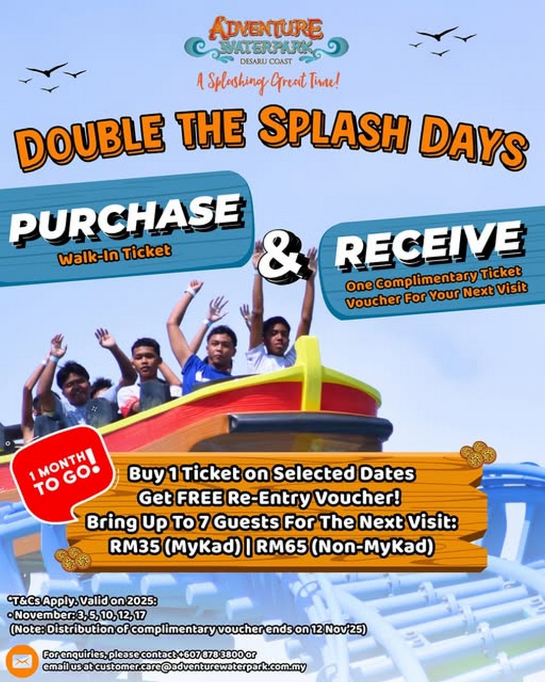 Adventure-Waterpark-Desaru-Coast-Double 3–12 November 2025: Adventure Waterpark Desaru Coast Double The Splash Days Promotion