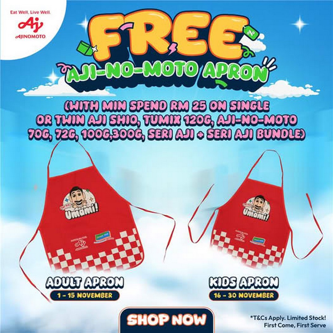 Ajinomoto-Malaysia-Year-End-Rewards 1–30 November 2025: Ajinomoto Malaysia Year-End Rewards: Free Gifts Giveaway for Shoppers