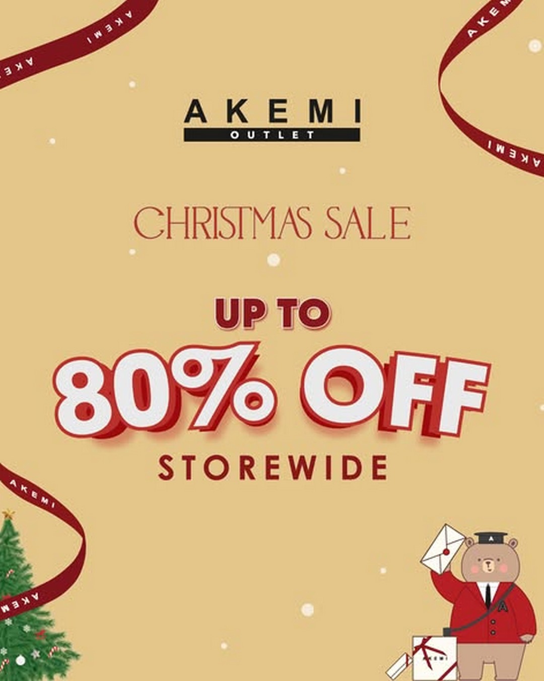 Akemi-Outlet-Special-Sale-Massive-Discounts-Storewide 21 November 2025-1 January 2026: Akemi Outlet Special Sale: Massive Discounts Storewide, Promotions on Selected Items