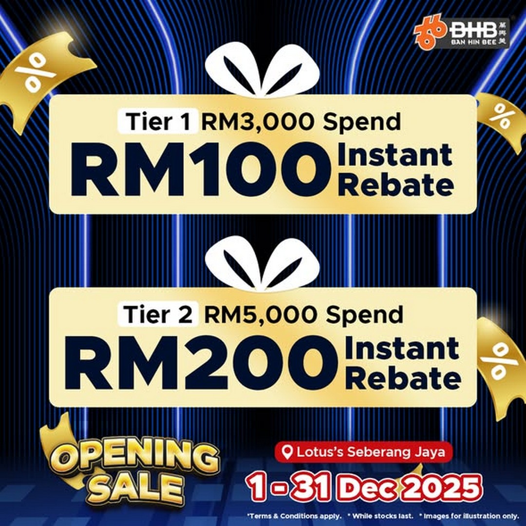 Ban-Hin-Bee-at-Lotuss-Seberang-Jaya-3 1–31 December 2025: Ban Hin Bee at Lotus’s Seberang Jaya: Year-End Electronics Sale with Up to 80% OFF and Free Gifts