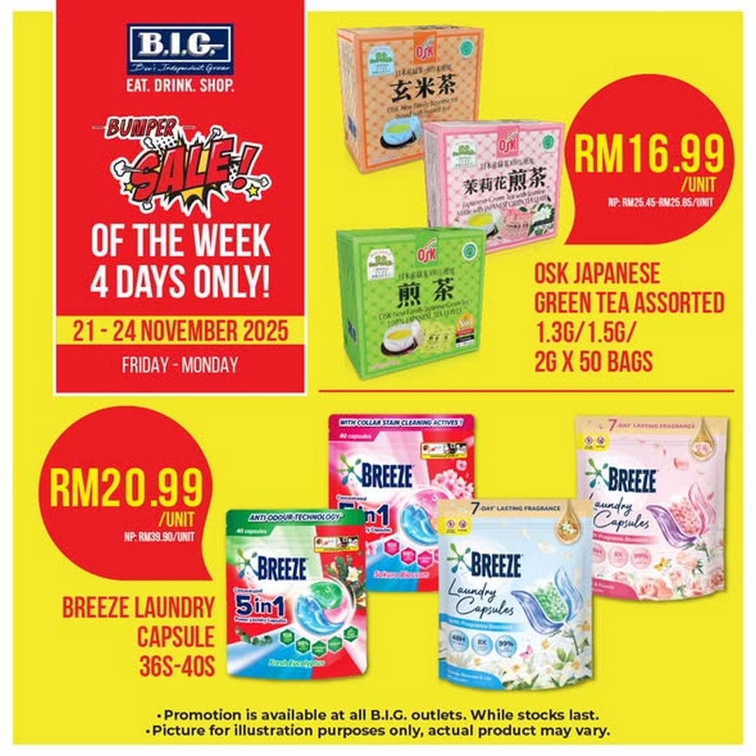 Bens-Independent-Grocer-Bumper-Sale-1 21-24 November 2025: Ben's Independent Grocer: Bumper Sale – Special Offers on Snacks, Beverages & Household Essentials