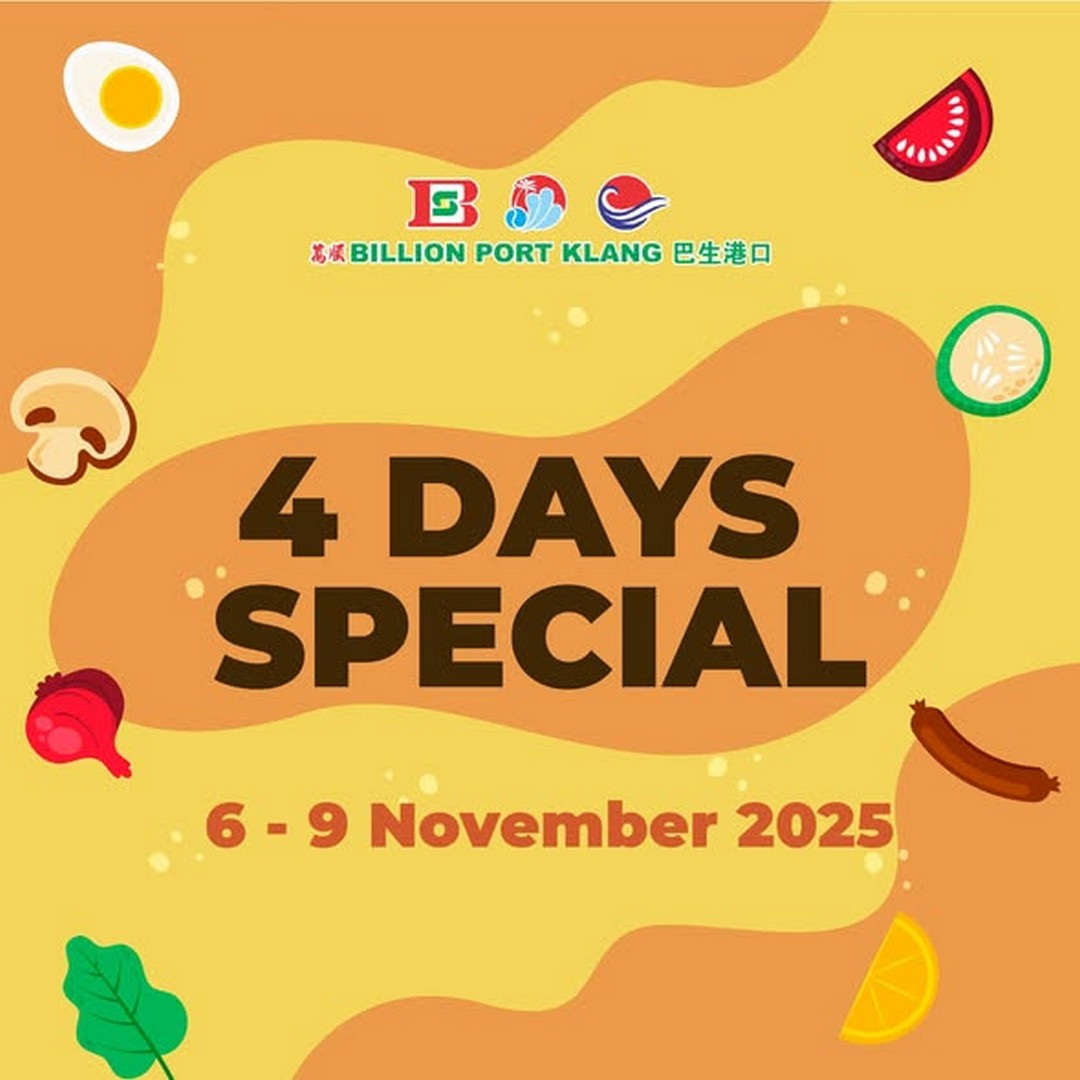 Billion-Malaysia-4-Days-Mega-Home-Sale 6-9 November 2025: Billion Malaysia: 4-Days Mega Home Sale– Incredible Deals on Storage, Tables & Chairs