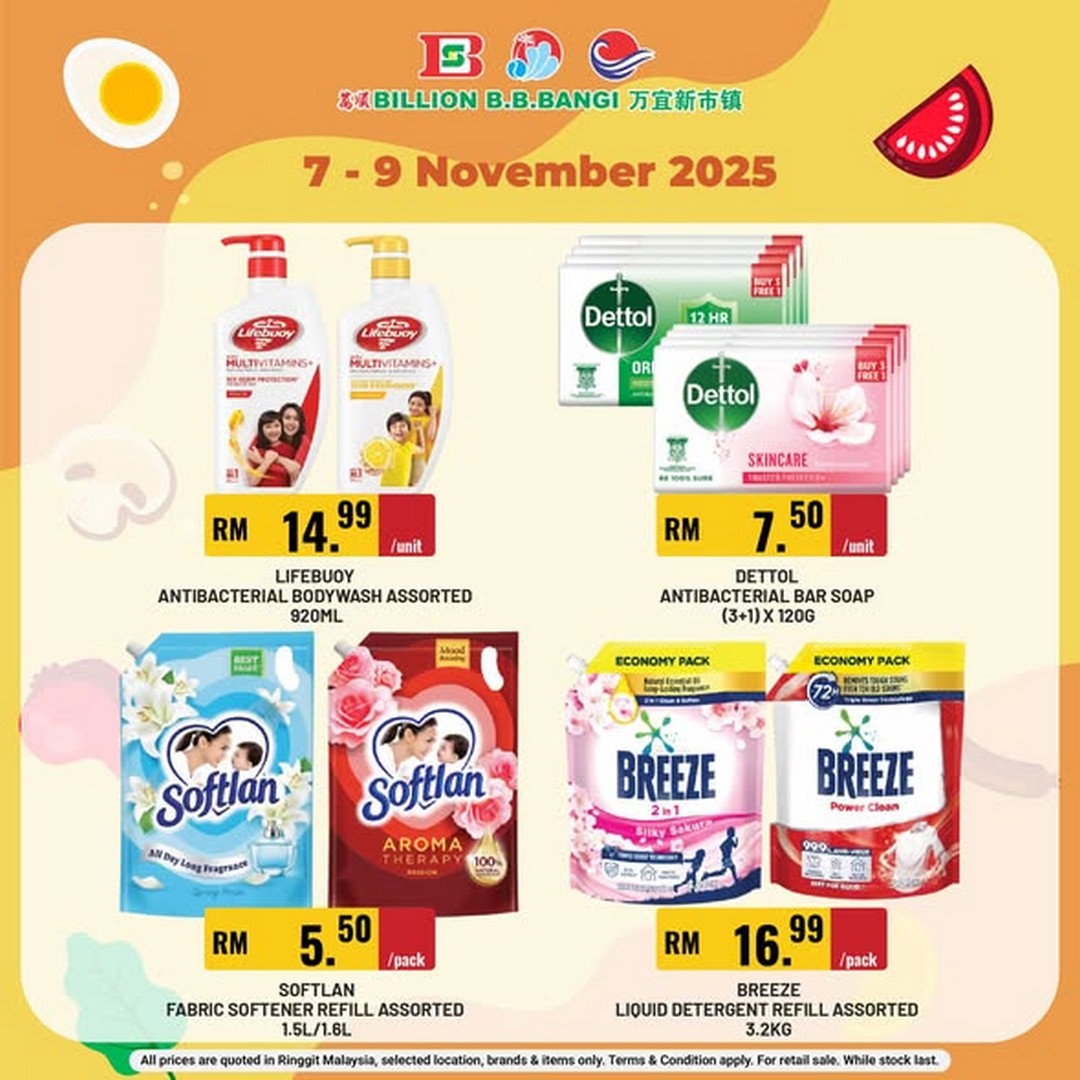 Billion-Malaysia-Fresh-Grocery-Home-Essentials-Hot-Deals-Promotion-4 7-9 November 2025: Billion Malaysia: Fresh Grocery & Home Essentials Hot Deals Promotion