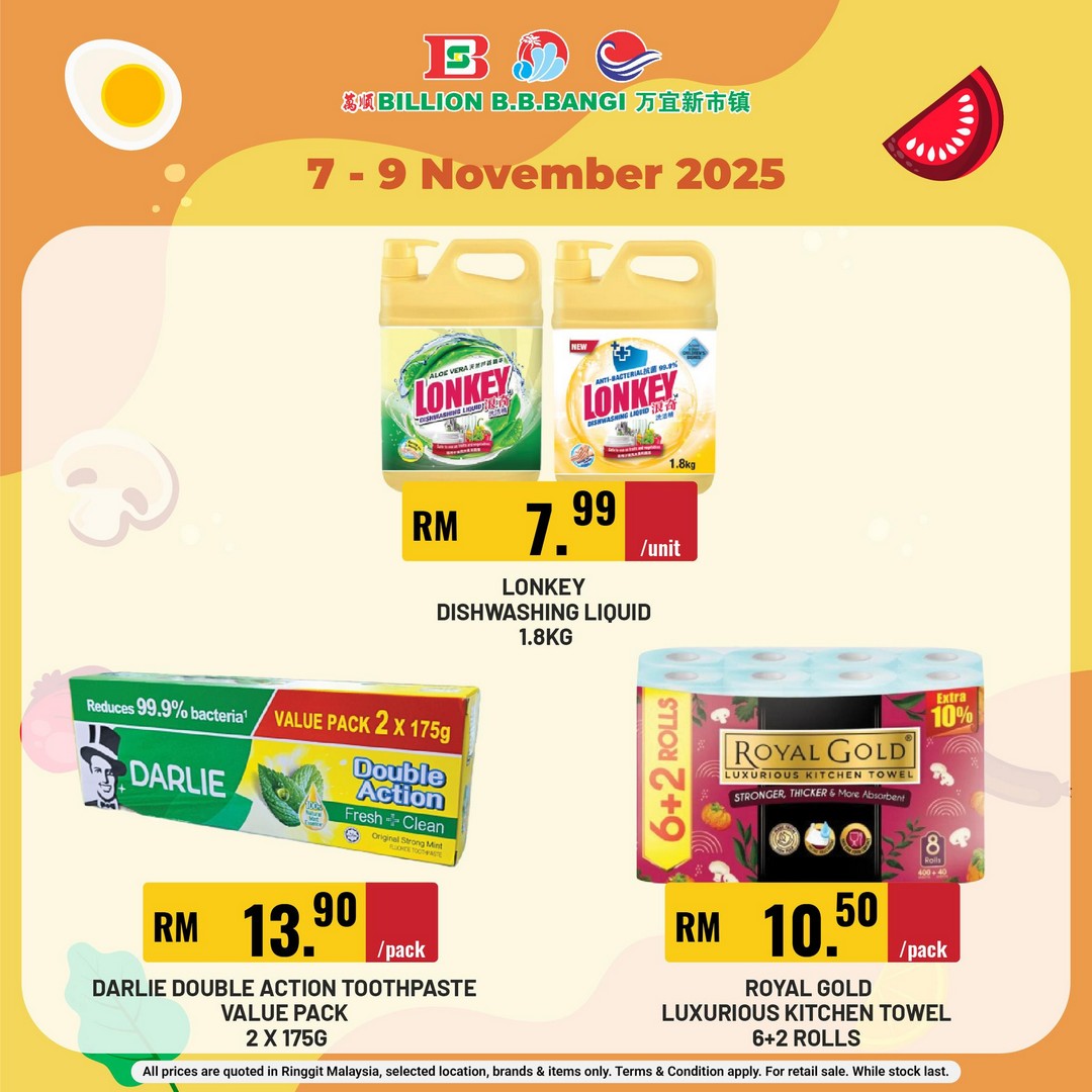 Billion-Malaysia-Fresh-Grocery-Home-Essentials-Hot-Deals-Promotion-5 7-9 November 2025: Billion Malaysia: Fresh Grocery & Home Essentials Hot Deals Promotion