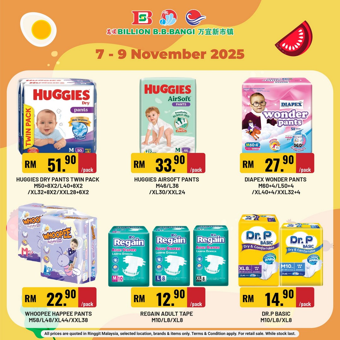 Billion-Malaysia-Fresh-Grocery-Home-Essentials-Hot-Deals-Promotion-6 7-9 November 2025: Billion Malaysia: Fresh Grocery & Home Essentials Hot Deals Promotion