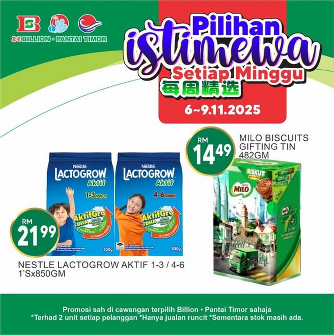 Billion-Malaysia-Nestle-EveryDay-Lactogrow-Special-Hot-Promotion-1 6–9 November 2025: Billion Malaysia: Nestlé EveryDay & Lactogrow Special Hot Promotion