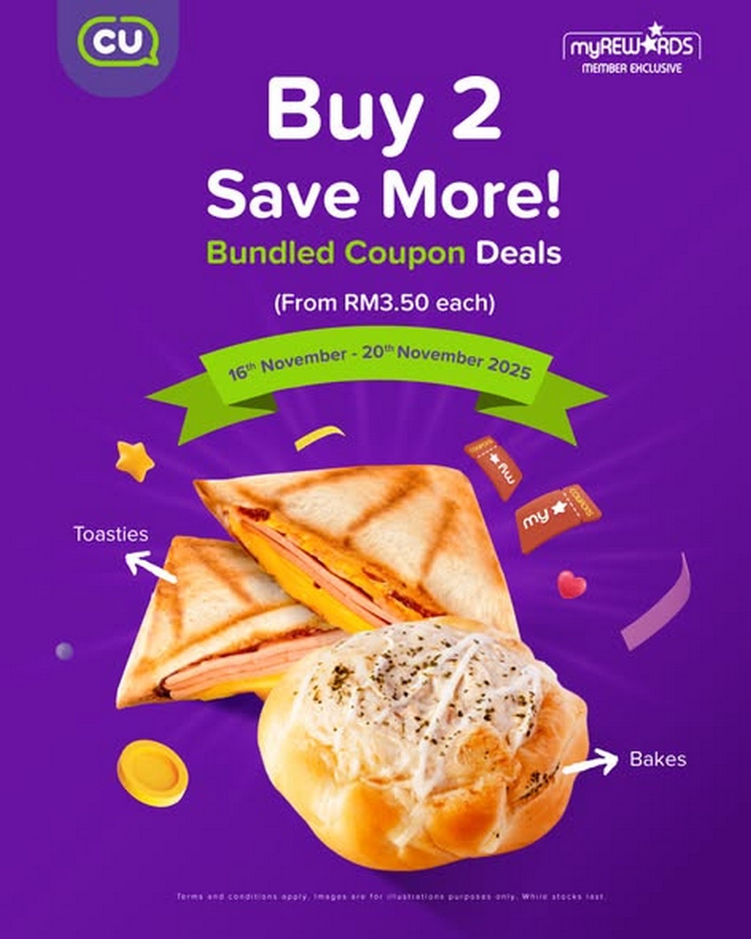 CU-Malaysia-Delicious-Snacks-and-Drinks-Promotion-2 16-20 November 2025: CU Malaysia: Delicious Snacks and Drinks Promotion: Buy 1 Free 1 & Save More on Bakes