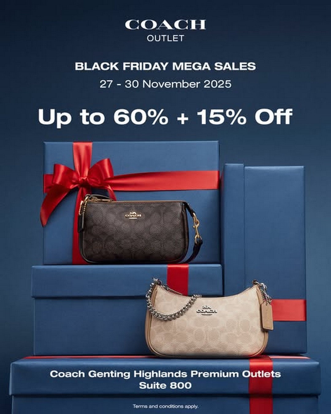 Coach-Malaysia-Special-Sale-at-Genting-Highlands-Premium-Outlets 27–30 November 2025: Coach Malaysia Special Sale at Genting Highlands Premium Outlets: Up to 60% + Extra 15% Promotion