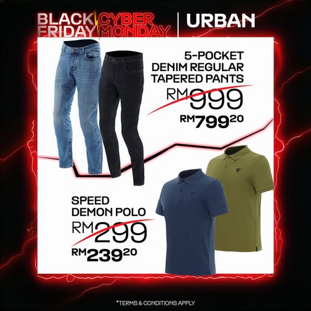 Dainese-Malaysia-Black-Friday-Cyber-Monday-Promotion-1 28 November-1 December 2025: Dainese Malaysia Black Friday & Cyber Monday Promotion: Upgrade Your Urban Riding Gear