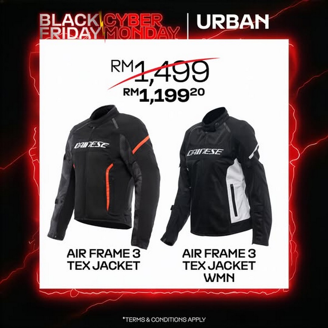 Dainese-Malaysia-Black-Friday-Cyber-Monday-Promotion-2 28 November-1 December 2025: Dainese Malaysia Black Friday & Cyber Monday Promotion: Upgrade Your Urban Riding Gear