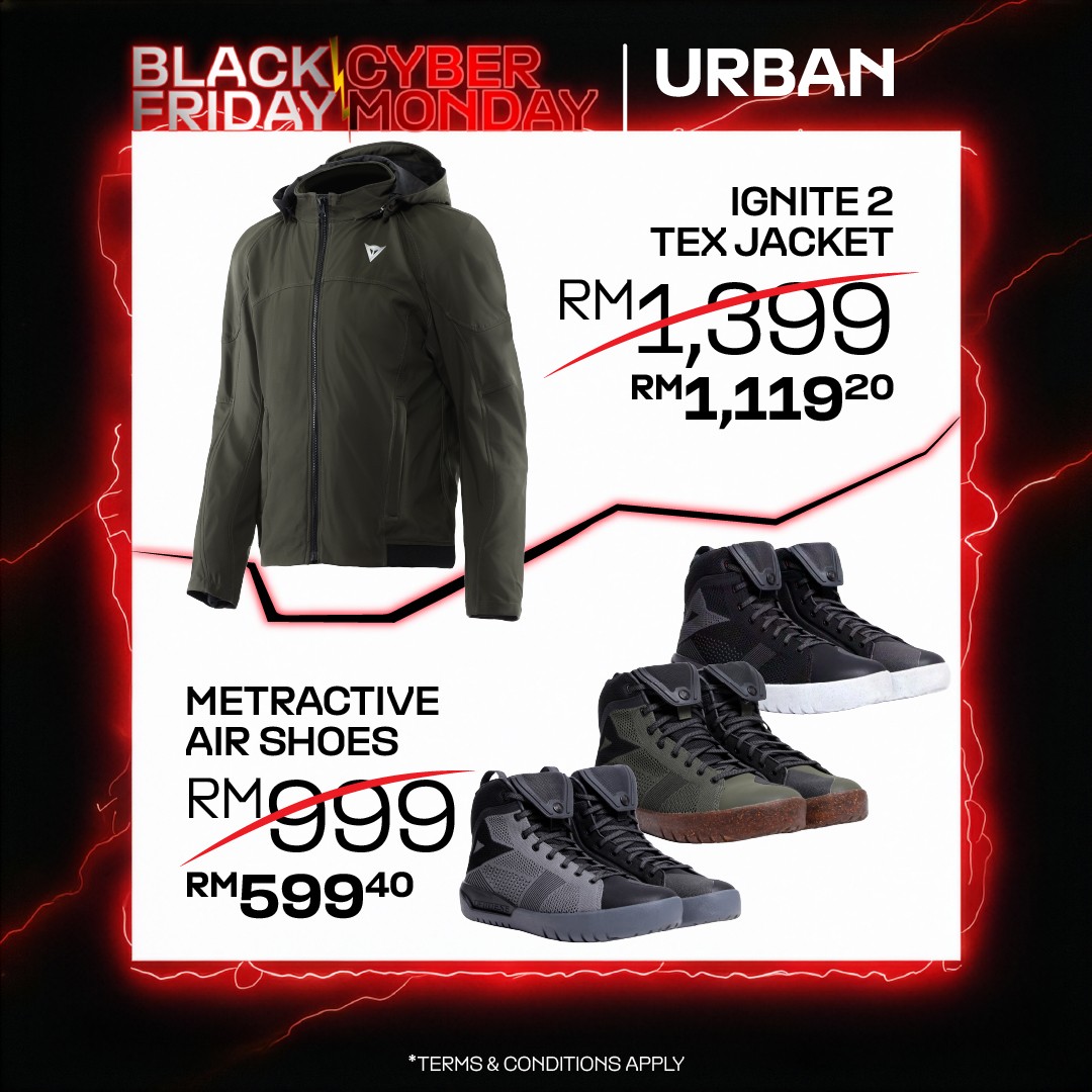 Dainese-Malaysia-Black-Friday-Cyber-Monday-Promotion-6 28 November-1 December 2025: Dainese Malaysia Black Friday & Cyber Monday Promotion: Upgrade Your Urban Riding Gear