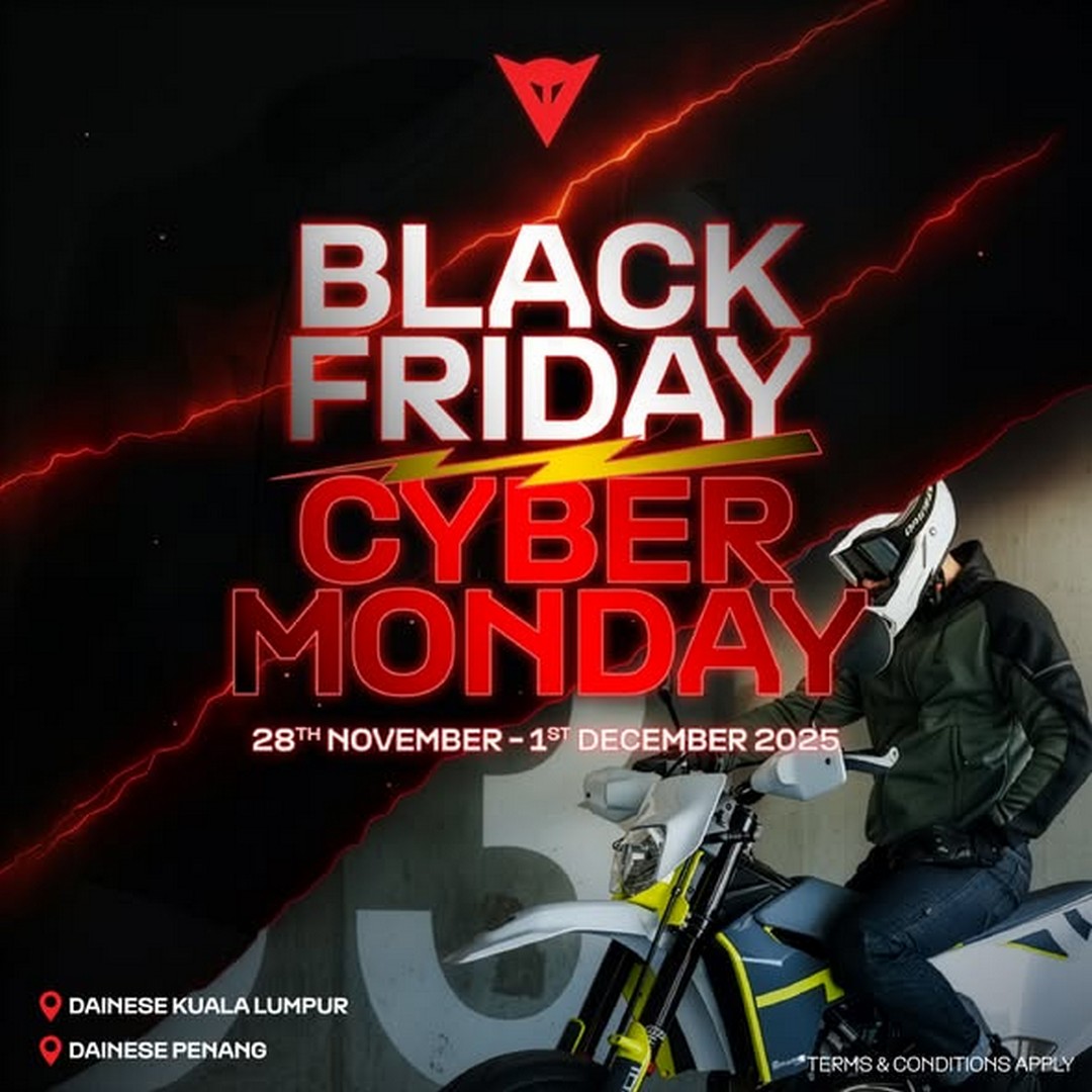 Dainese-Malaysia-Black-Friday-Cyber-Monday-Promotion 28 November-1 December 2025: Dainese Malaysia Black Friday & Cyber Monday Promotion: Upgrade Your Urban Riding Gear