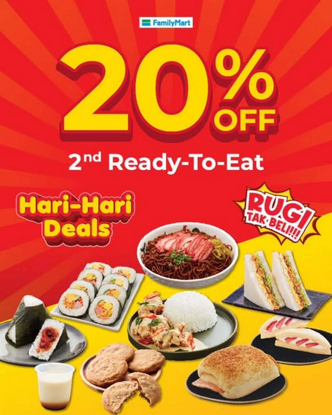 FamilyMart-Malaysia-20-Off-2nd-Ready-To-Eat-Treats-Promotion Now till 16 December 2025: FamilyMart Malaysia: 20% Off 2nd Ready-To-Eat Treats Promotion