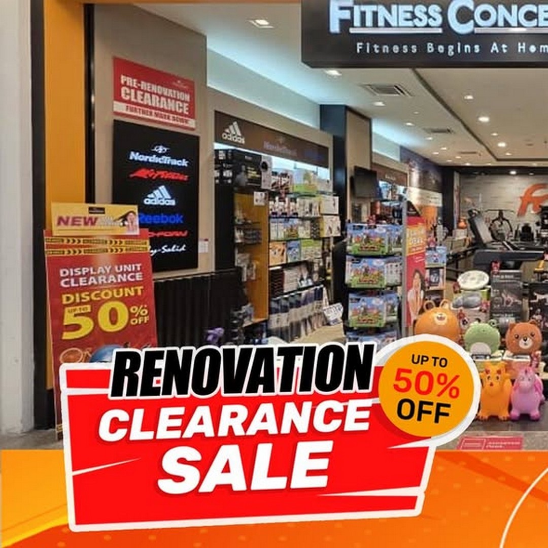 Fitness-Concept-Sunway-Pyramid-Pre-Renovation-Clearance-Sale 14 November 2025 Until Items Are Sold Out: Fitness Concept Sunway Pyramid Pre-Renovation Clearance Sale, Up to 50% Off Fitness Equipment