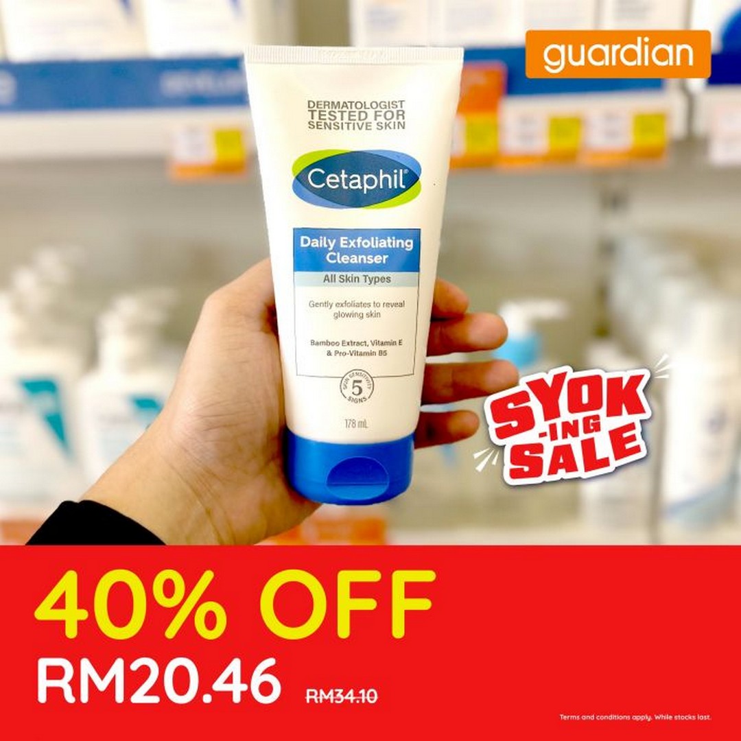 Guardian-Malaysia-SYOK-ing-Sale-2 6-11 November 2025: Guardian Malaysia: SYOK-ing Sale – 40% OFF Derma & Sensitive Skin Care Promotion