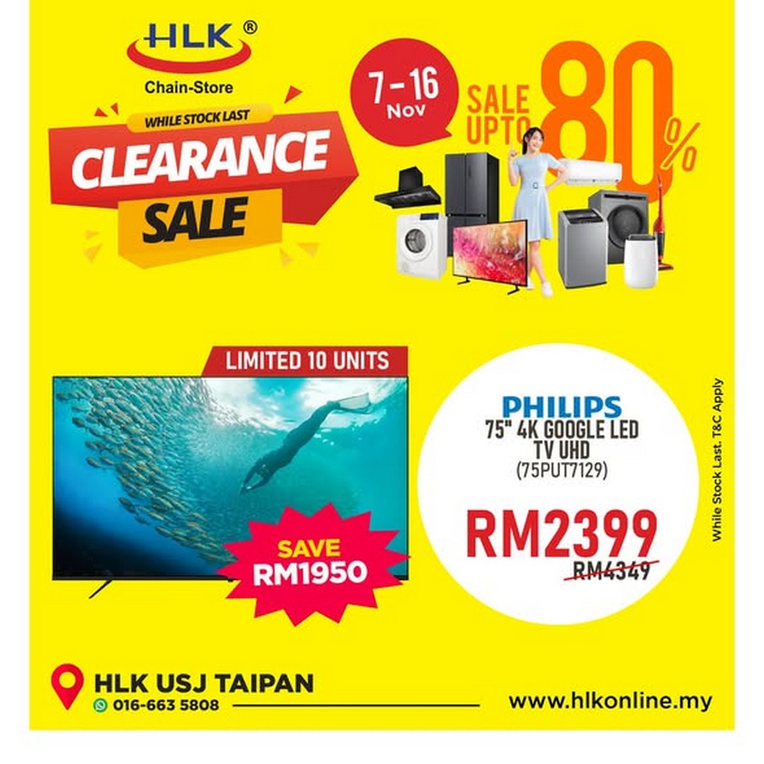HLK-Malaysia-Mega-Electrical-Appliances-Sale-3 7-16 November 2025: HLK Malaysia: Mega Electrical Appliances Sale – Up to 80% OFF on TVs, Fridges, Airconds & More
