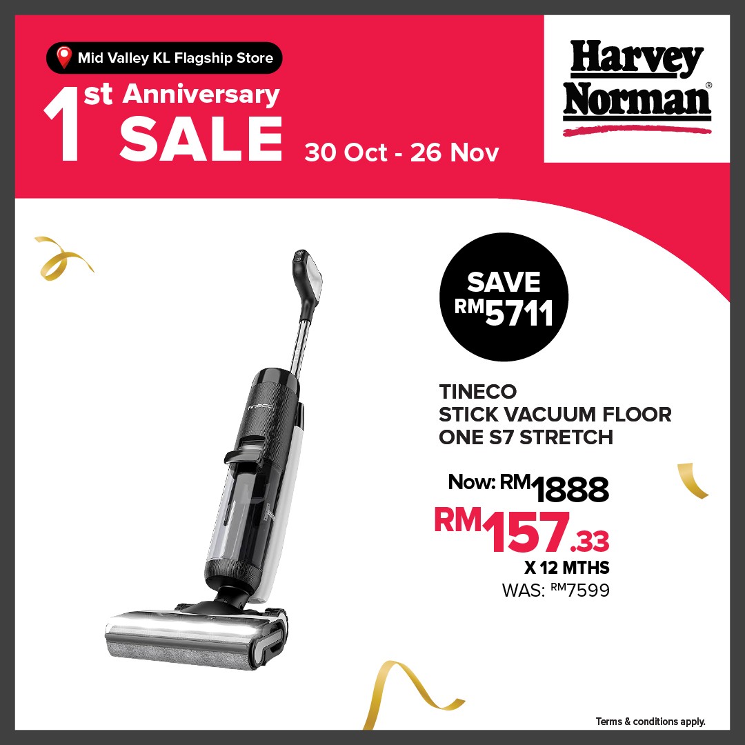 Harvey-Norman-Malaysia-1st-Anniversary-Sale-4 30 October-26 November 2025: Harvey Norman Malaysia: 1st Anniversary Sale: Huge Discounts Up to 78% Off