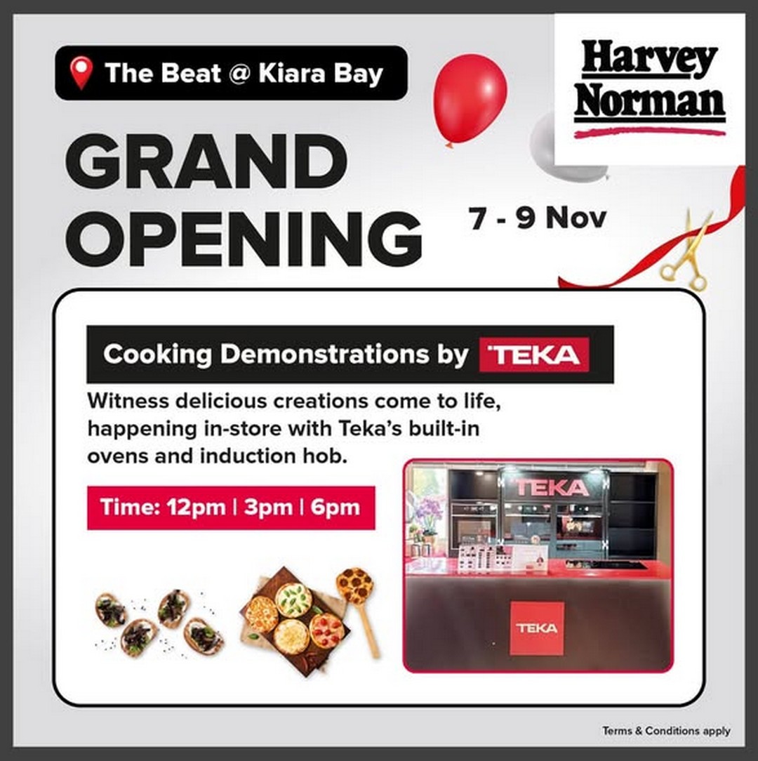 Harvey-Norman-Malaysia-Grand-Opening-Celebration-2 7–9 November 2025: Harvey Norman Malaysia Grand Opening Celebration at The Beat @ Kiara Bay – Exclusive Deals, Lucky Draws, and Family Fun Weekend Promotion