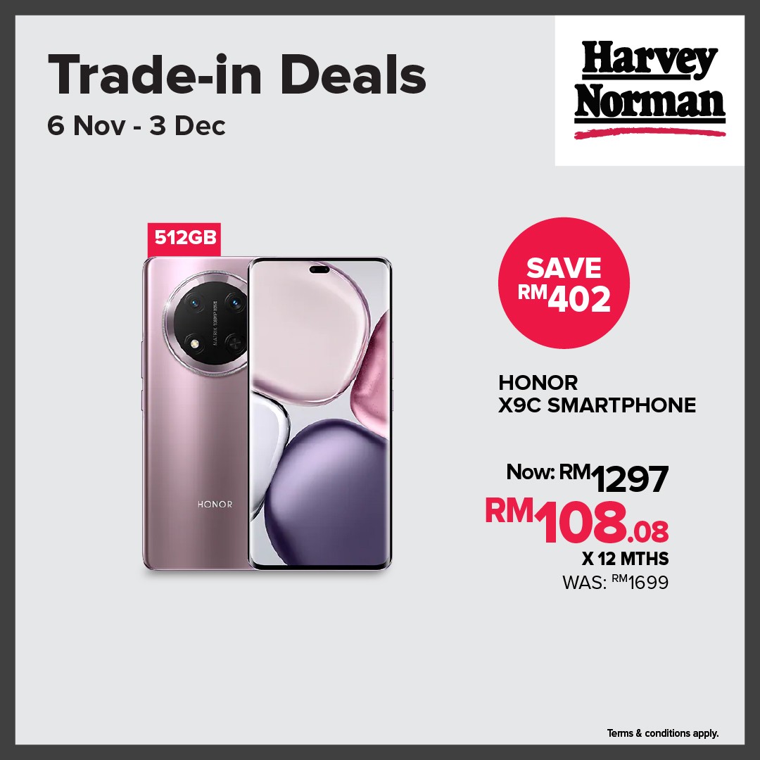 Harvey-Norman-Malaysia-Trade-In-Your-Old-Phone-4 13 November–3 December 2025: Harvey Norman Malaysia: Trade-In Your Old Phone & Enjoy Free Screen Replacement Promotion
