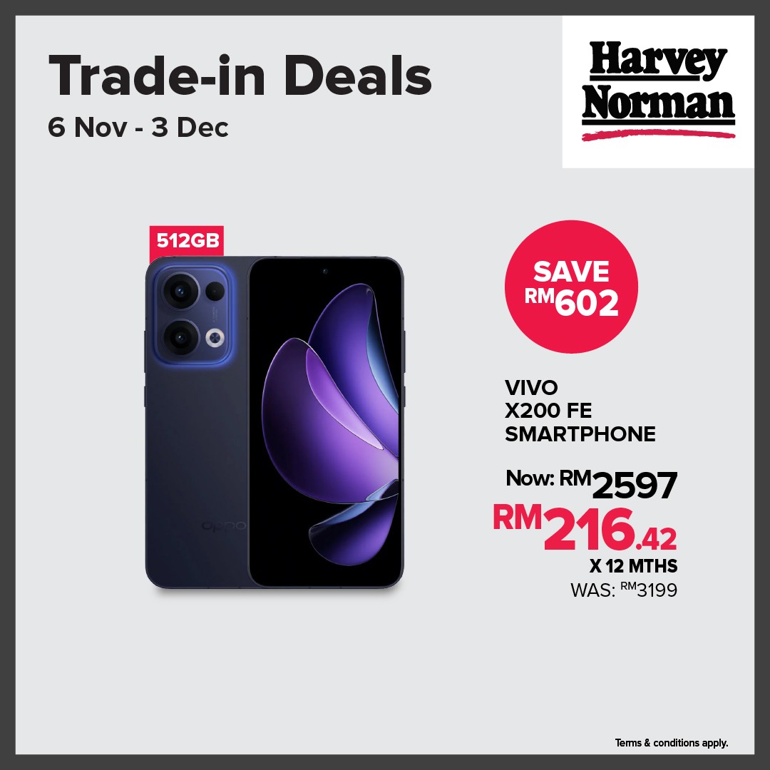 Harvey-Norman-Malaysia-Trade-In-Your-Old-Phone-6 13 November–3 December 2025: Harvey Norman Malaysia: Trade-In Your Old Phone & Enjoy Free Screen Replacement Promotion