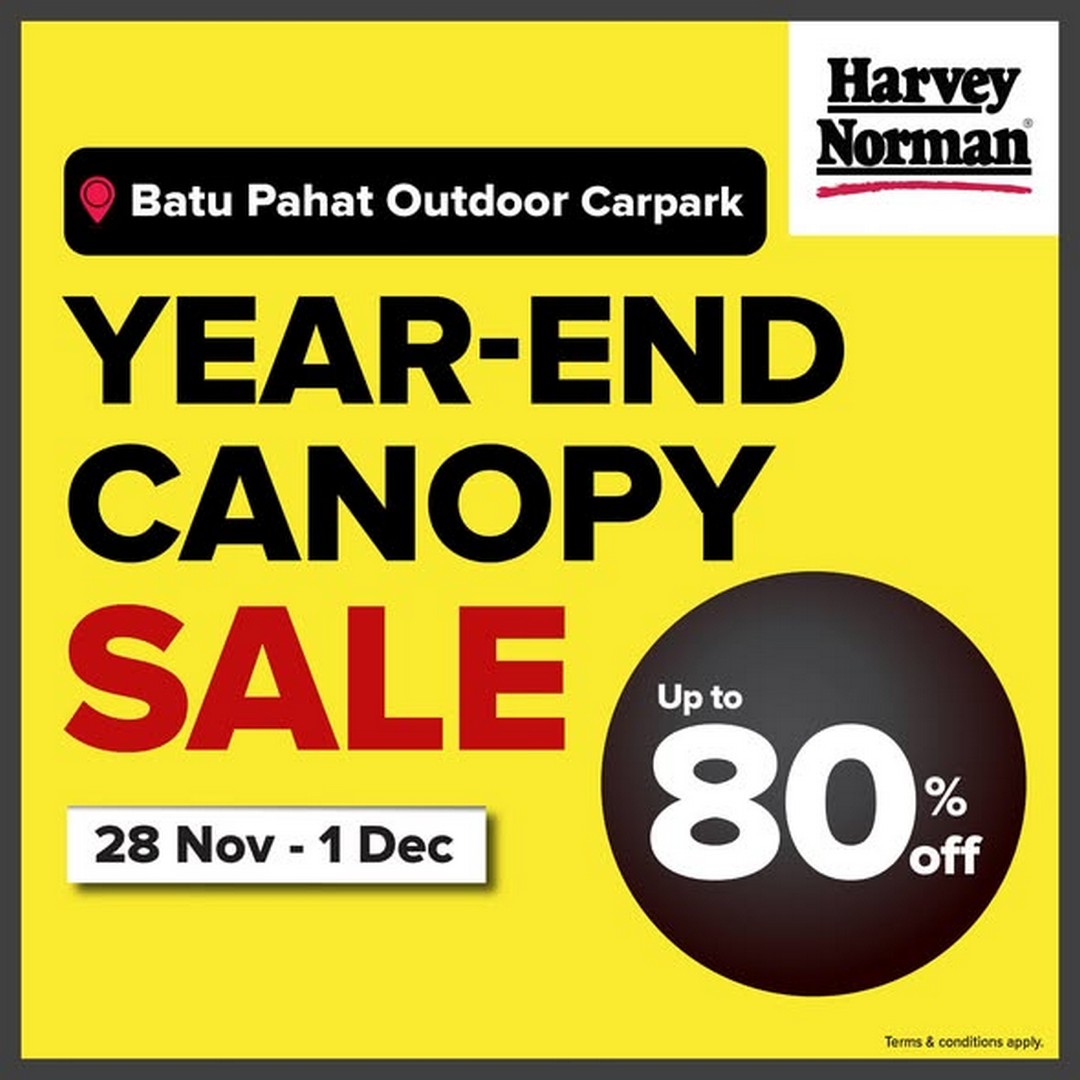 Harvey-Norman-Malaysia-Year-End-Mega-Outdoor-Sale-1 28 November-1 December 2025: Harvey Norman Malaysia: Year-End Mega Outdoor Sale: Huge Discounts up to 80%