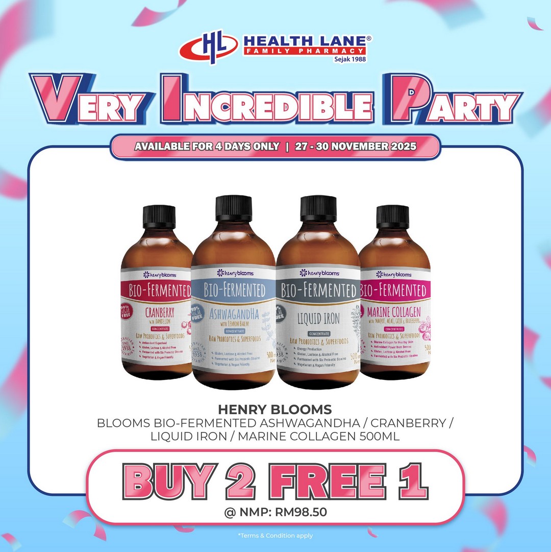 Health-Lane-Family-Pharmacy-Malaysia-VIP-Reward-Days-Very-Incredible-12 27–30 November 2025: Health Lane Family Pharmacy Malaysia: VIP Reward Days Very Incredible Party Sale (Up to 70% OFF, Buy 1 Free 1, Freebies & Lucky Draw) – Health & Wellness Promotion