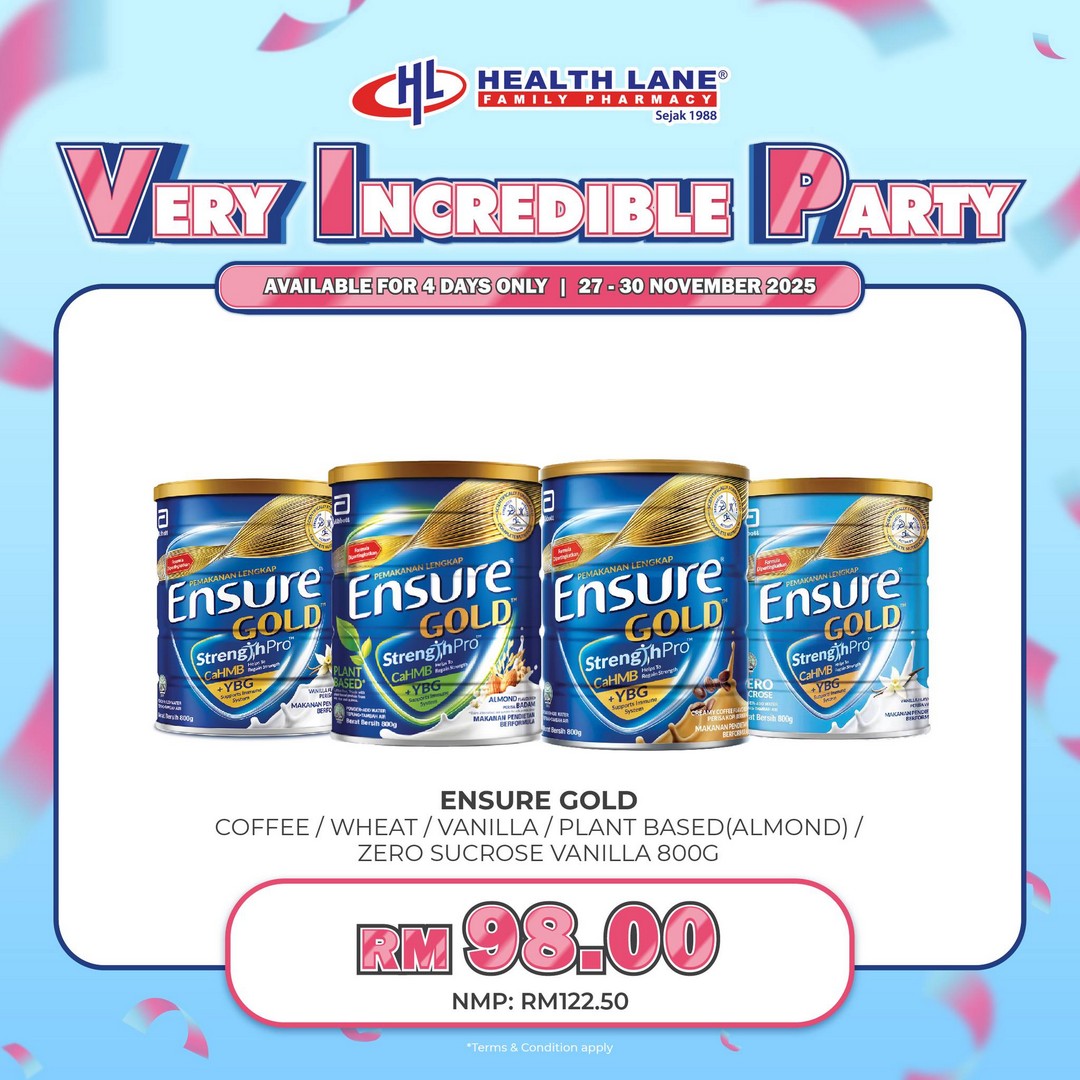 Health-Lane-Family-Pharmacy-Malaysia-VIP-Reward-Days-Very-Incredible-13 27–30 November 2025: Health Lane Family Pharmacy Malaysia: VIP Reward Days Very Incredible Party Sale (Up to 70% OFF, Buy 1 Free 1, Freebies & Lucky Draw) – Health & Wellness Promotion