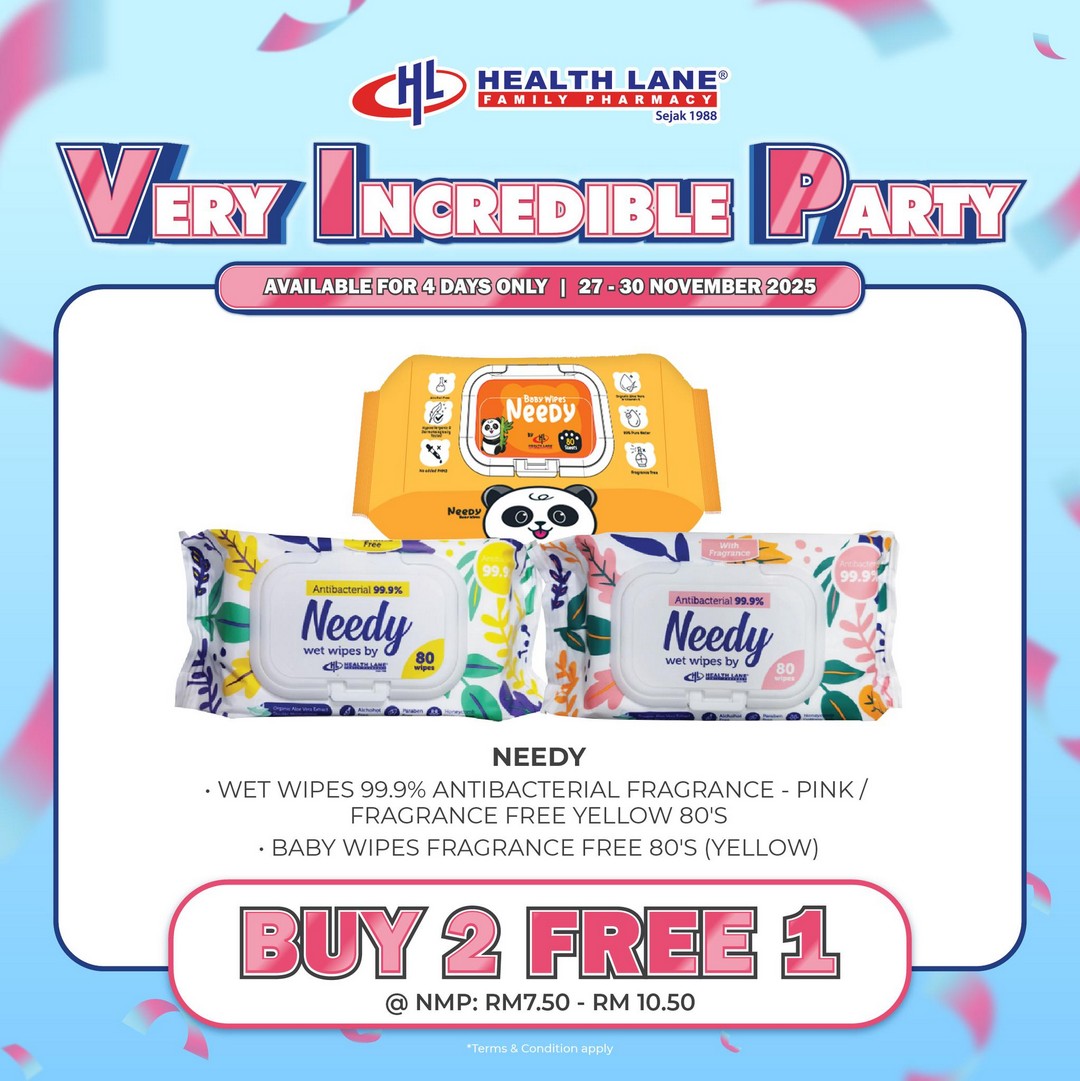 Health-Lane-Family-Pharmacy-Malaysia-VIP-Reward-Days-Very-Incredible-14 27–30 November 2025: Health Lane Family Pharmacy Malaysia: VIP Reward Days Very Incredible Party Sale (Up to 70% OFF, Buy 1 Free 1, Freebies & Lucky Draw) – Health & Wellness Promotion