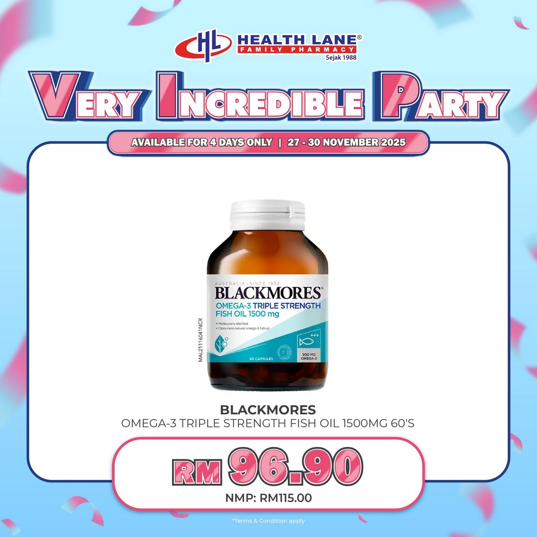 Health-Lane-Family-Pharmacy-Malaysia-VIP-Reward-Days-Very-Incredible-6 27–30 November 2025: Health Lane Family Pharmacy Malaysia: VIP Reward Days Very Incredible Party Sale (Up to 70% OFF, Buy 1 Free 1, Freebies & Lucky Draw) – Health & Wellness Promotion