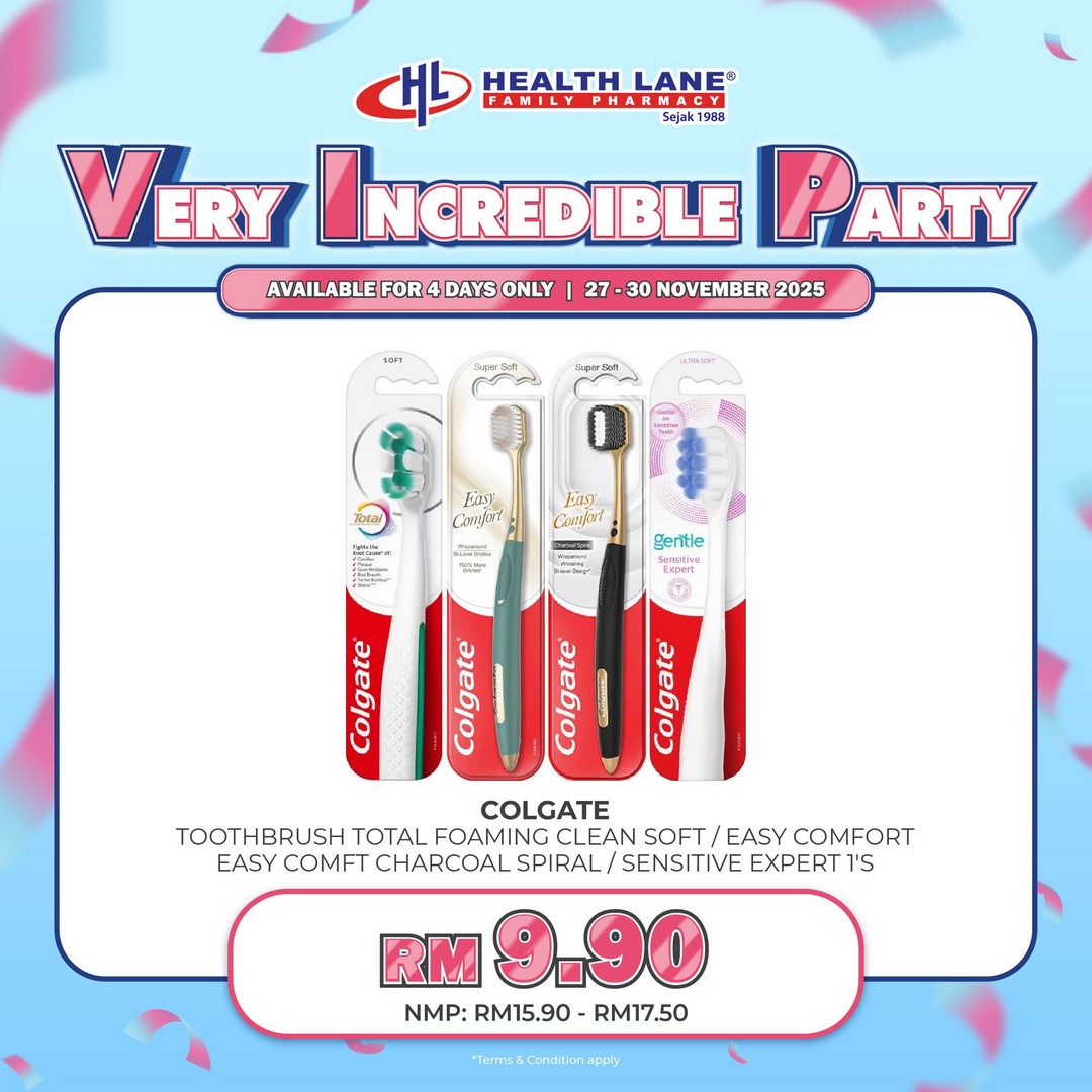 Health-Lane-Family-Pharmacy-Malaysia-VIP-Reward-Days-Very-Incredible-7 27–30 November 2025: Health Lane Family Pharmacy Malaysia: VIP Reward Days Very Incredible Party Sale (Up to 70% OFF, Buy 1 Free 1, Freebies & Lucky Draw) – Health & Wellness Promotion