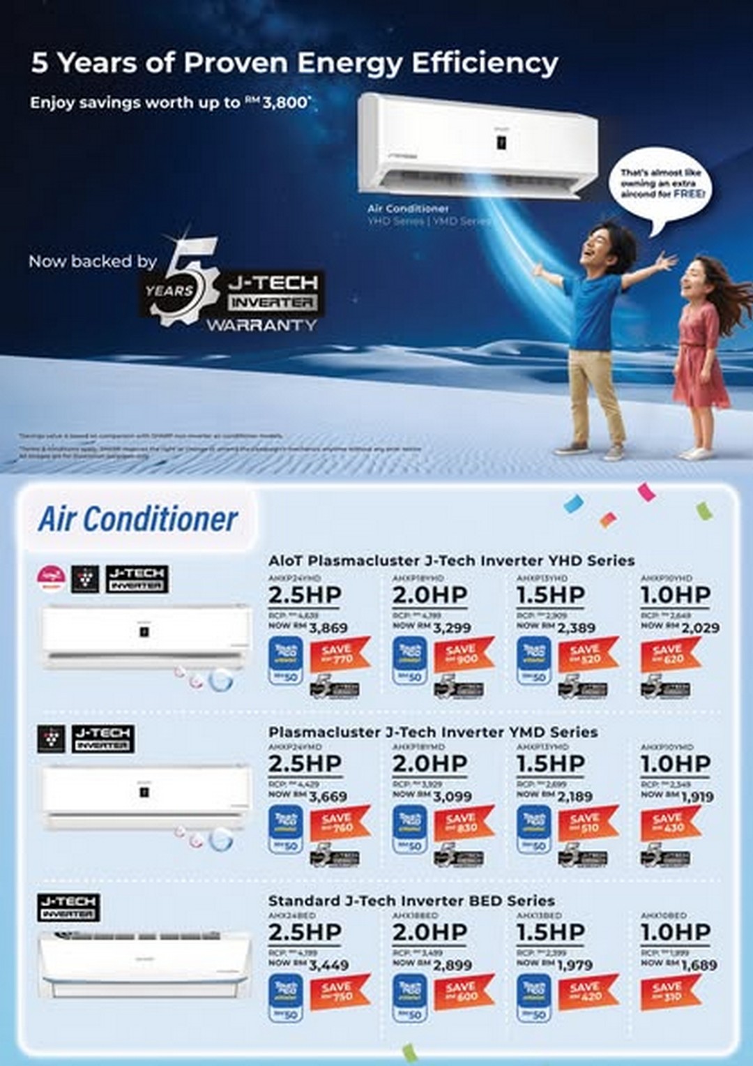 HomePro-Malaysia-SHARP-Year-End-Campaign-2 10 Nov 2025–11 Jan 2026: HomePro Malaysia: SHARP Year-End Campaign: Promotion with Freebies, Warranties & Year-End Savings