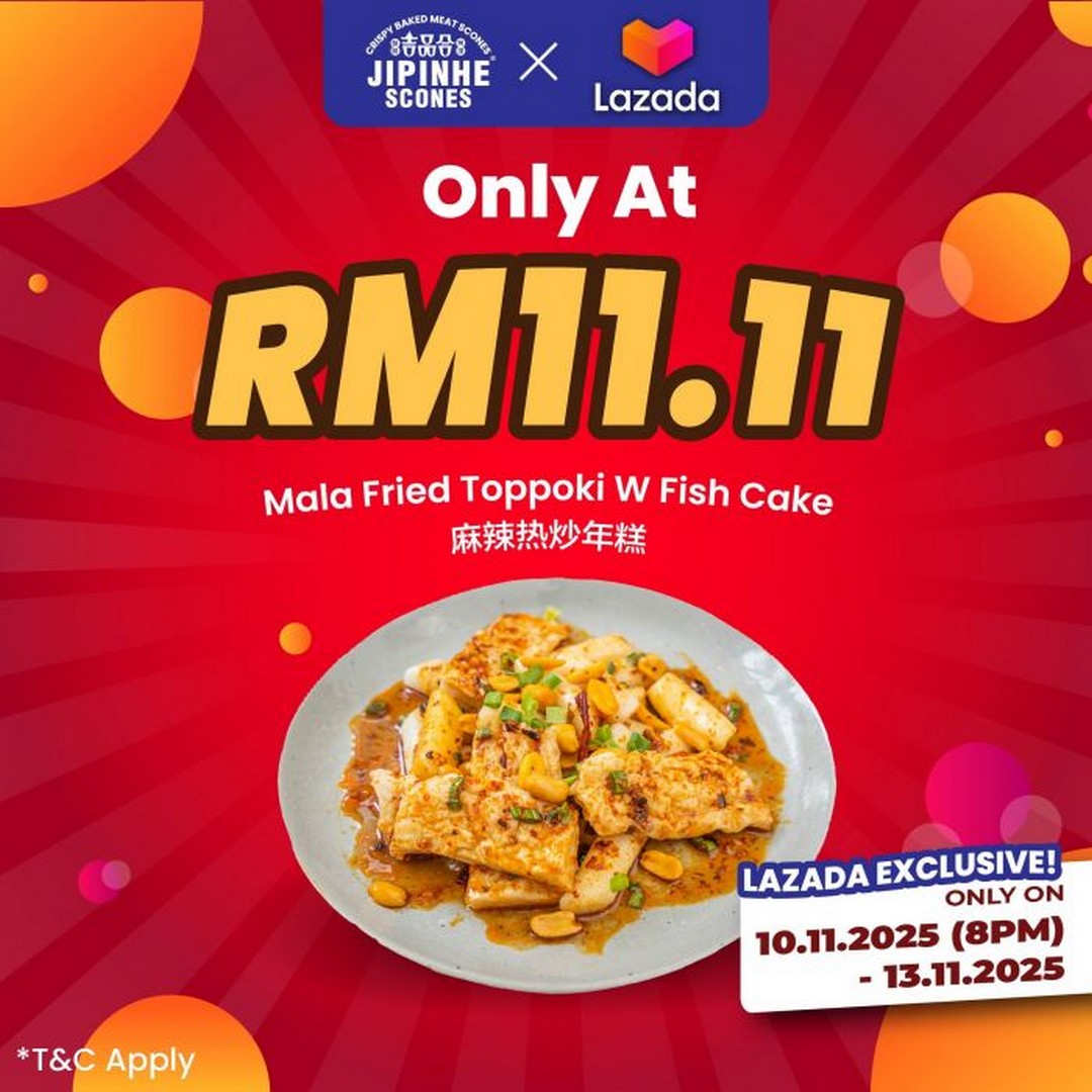 Jipinhe-Scones-11.11-Sale-on-Shopee-Lazada-2 7-30 November 2025: Jipinhe Scones: 11.11 Sale on Shopee, Lazada & Touch ’n Go eWallet – Exclusive Food Promotions