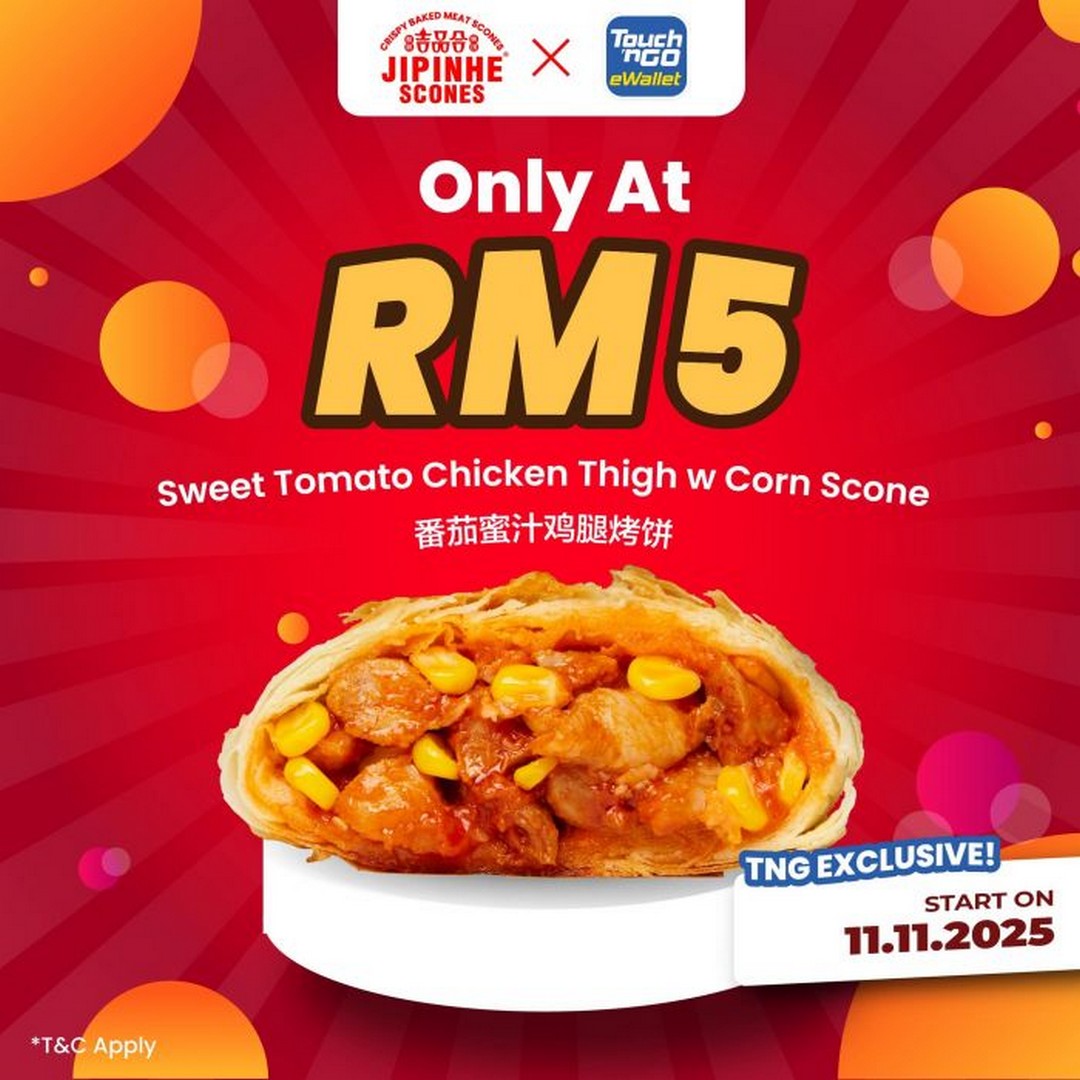 Jipinhe-Scones-11.11-Sale-on-Shopee-Lazada-5 7-30 November 2025: Jipinhe Scones: 11.11 Sale on Shopee, Lazada & Touch ’n Go eWallet – Exclusive Food Promotions