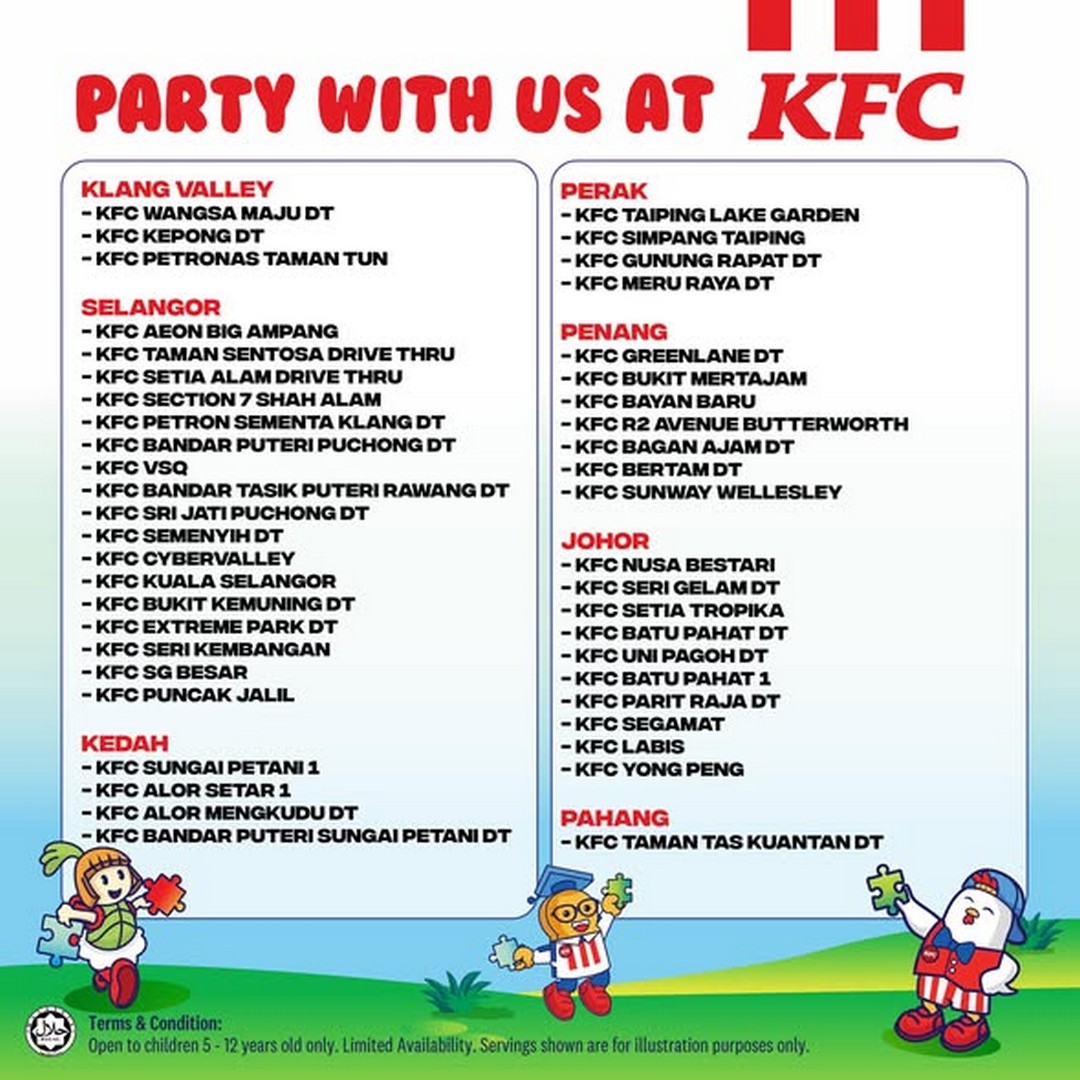 KFC-Malaysia-World-Childrens-Day-Celebration-2 22 November 2025: KFC Malaysia: World Children's Day Celebration: Special Event with Fun Activities & Free Treats