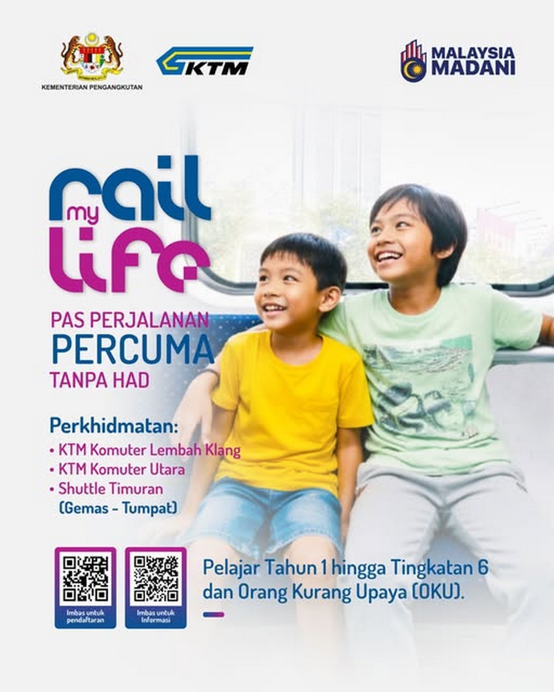 KTM-Berhad-Free-MyRailLife-Travel-Pass-Promotion 7 November 2025 onwards: KTM Berhad Free MyRailLife Travel Pass Promotion for Students and OKU